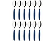 Jogo de Colher Tramontina Ipanema Azul 12 Peças Jogo de Colher Tramontina Ipanema Azul 12 Peças