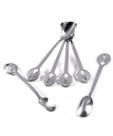 Jogo de Colheres de Café Chá Inox Moka Prata Kiss Bugatti 6 Peças
