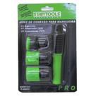 Jogo de conexão para mangueira 14cm plástico - 147887 - Startools