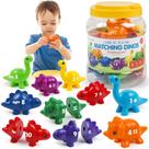 Jogo de contagem de números 1-10 do Matching Dinosaur Toy USATDD