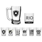 Jogo De Copo Americano + Whisky E Caneca Taberna
