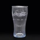 Jogo de copo da Coca Cola em vidro 470 ml Nadir Figueiredo .