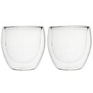 Jogo de Copo de Parede Dupla de Vidro Borossilicato para Café 180ml 2 Peças - Vista Home