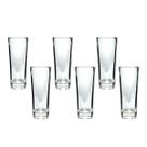 Jogo De Copo De Vidro Dose Shot Titanium Com 6 Peças 65ml