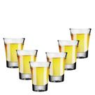 Jogo de Copo de Vidro para Shot 6pcs, 35ml Ruvolo