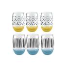 Jogo De Copo Free Path Aruba Vidro 465ml - Kit 6 Un Jogo De Copo Free Path Aruba Vidro 465ml - Kit 6 Un