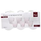 Jogo de Copo Long Drink de Vidro com 6 unidades Elysée 260ml