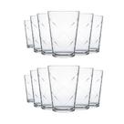 Jogo de Copos 12 Unidades Maracatu 265ml Ideal Para o Cotidiano Água e Suco Nadir
