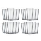 Jogo De Copos Agua Cairo 350ml Vidro Transparente 24 Peças