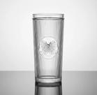 Jogo De Copos Altos Em Cristal Ecológico Borboleta 350ml Transparente