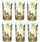 Jogo De Copos Altos Wolff Palm Tree Handpaint 330 Ml - 6 Pe Jogo De Copos Altos Wolff Palm Tree Handpaint 330 Ml - 6 Pe