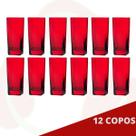 Jogo de Copos Bali 320ml Vermelho 2023 Tendencia 12Un