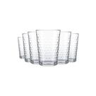 Jogo De Copos Batuque 265ml 6 Unidades Vidro Transparente Nadir