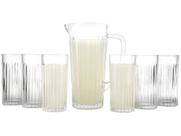 Jogo de Copos com Jarra de Vidro 7 Peças Haus Concept Filetto