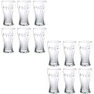 Jogo de Copos Contour Coca Cola Cristal 300 ml - 12 unid
