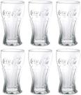 Jogo de Copos Contour Coca Cola Cristal 300 ml - 6 und