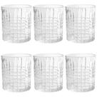 Jogo De Copos De Vidro 310ml Baixo 6 Peças Para Whisky