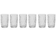 Jogo de Copos de Vidro 350ml 6 Peças Casambiente - Diamond