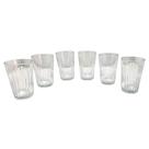 Jogo de Copos de Vidro 350ml com 6 unidades Drink Luzia
