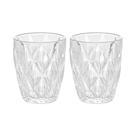 Jogo de Copos de Vidro Diamond Transparente 270ml 2 peças - Lyor