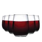 Jogo de Copos de Vidro Emerald para Vinho Tinto 500ml, 6pcs Ruvolo