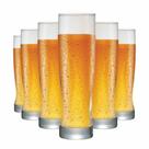 Jogo de Copos de Vidro Genebra para Cerveja 400ml, 6 pcs Ruvolo
