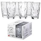Jogo de Copos de Vidro Long Drink 6pçs Bormioli Rocco Diamond 470ml Original Itália