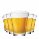 Jogo de Copos de Vidro Old Fashioned para Cerveja 220ml, 6 pcs Ruvolo