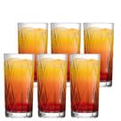 Jogo de Copos Forest, Jogo de Copo de Cristal 6pcs 390ml Ruvolo