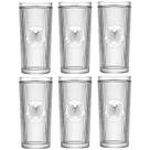 Jogo de Copos L'Hermitage Borboleta 350ml, Elegância Sustentável e Design em Cristal
