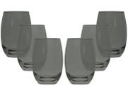 Jogo de Copos Nadir Long Drink Aruba 465ml Fumê Com 6 peças