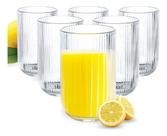 Jogo de Copos Nordic 420ml Vidro Elegante Mesa Posta