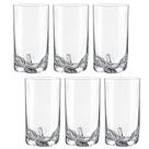 Jogo de copos para água Gremax 20.589.230 Bohemia Trio com 6 copos em cristal 230ml