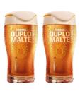 Jogo de Copos para Cerveja Brahma Duplo Malte 2 Peças 425ML