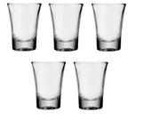 Jogo De Copos Shot Em Vidro Shot 40 Ml 5 Unidades Linha Merona Na Caixa