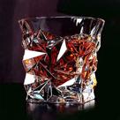 Jogo de Copos Vidro Whisky Licor Luxuoso Sofisticado 300ml