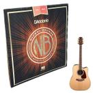 Jogo de Cordas Daddario Violão 013 Nickel Bronze Aço NB1356