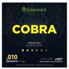 Jogo de Cordas Giannini 010 Fósforo Bronze para Violão de Aço