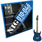 Jogo de cordas guitarra 010-46 NIG Nickel N64 + 1 corda E (mi) + palheta