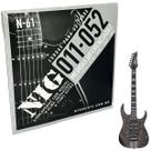 Jogo de cordas guitarra 011-52 NIG Nickel N61 + 1 corda E (mi) + palheta