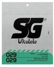 Jogo de Cordas Ukulele Tenor Nylon .029 -.029 - SG Strings
