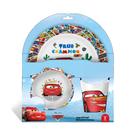 Jogo de Cozinha Infantil Tuut 3 peças Carros Copo, Bowl e Prato Jogo de Cozinha Infantil Tuut 3 peças Carros Copo, Bowl e Prato