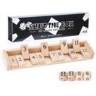 Jogo de dados Jogo de tabuleiro Shut The Box, tamanho de viagem, madeira