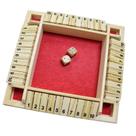Jogo de dados Shut The Box DC-BEAUTIFUL para adultos de 2 a 4 jogadores