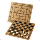 Jogo de Dama e Trilha 2 em 1 Tabuleiro de Madeira Sports Mania