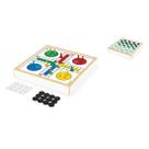 Jogo de Damas e Ludo Em Madeira Junges 236