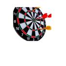 Jogo de Dardos Fort Profissional 30cm Kit Alvo com 06 Dardos