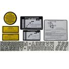 Jogo De Decalque Adesivo Trator Massey Ferguson 55X