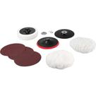 Jogo de Discos Para Lixar e Polir 7" e Suporte com Pluma (sistema Fixa Fácil), Vonder OstenVonder