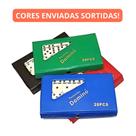 Jogo De dominó com 28 Peças Colorido - OÁSIS